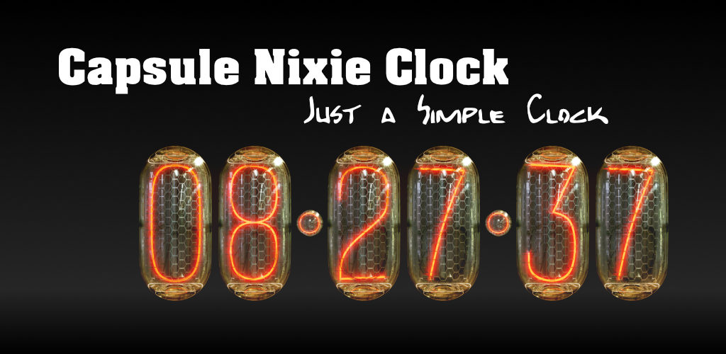 Capsule Nixie Digital Clock
